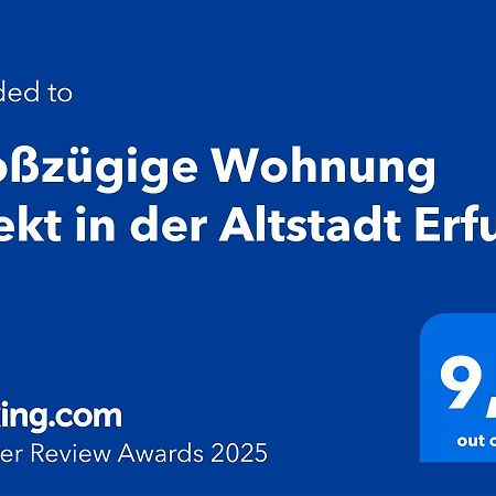 Grosszuegige Wohnung Direkt In Der Altstadt Erfurts Esterno foto